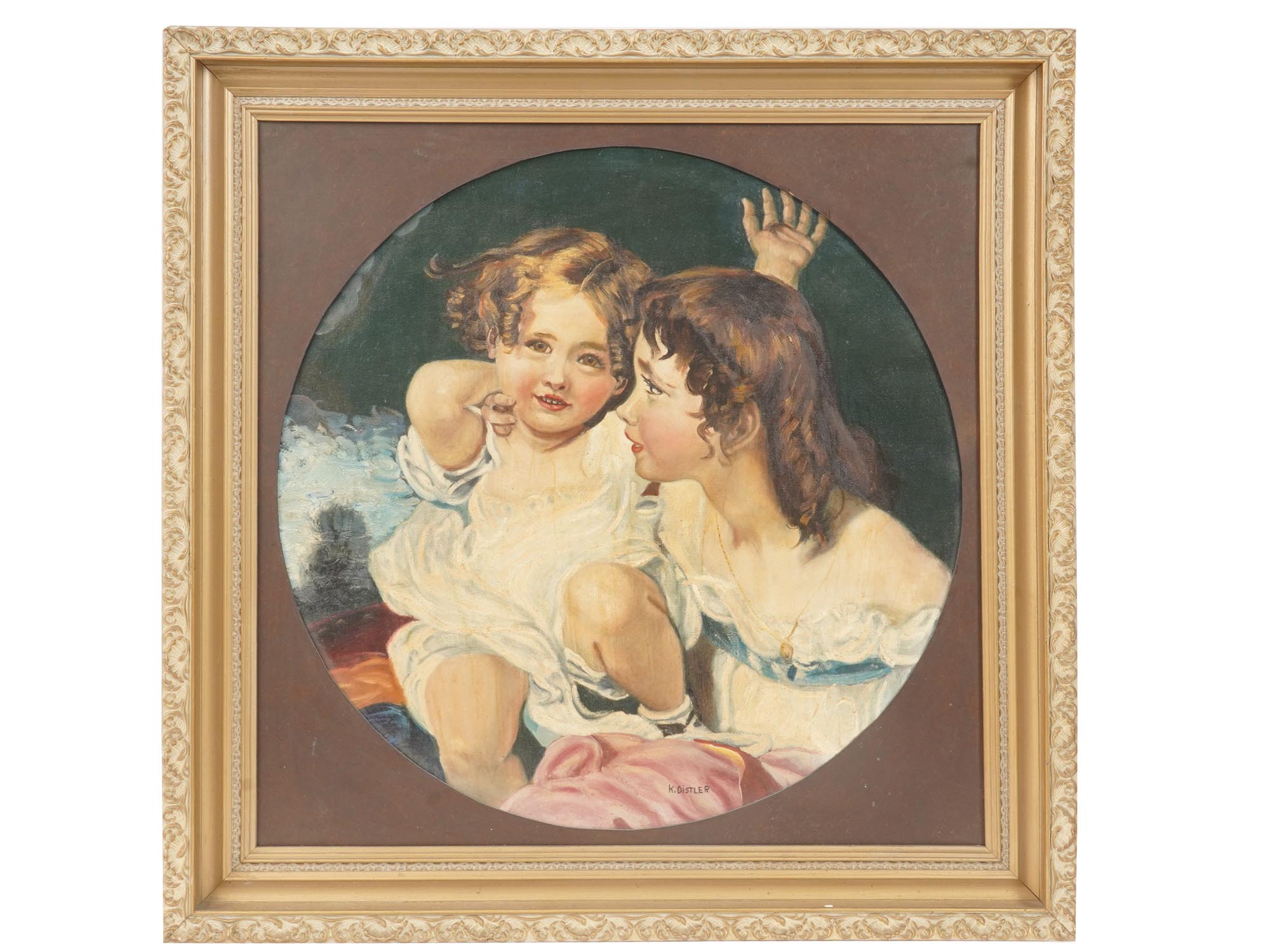 OIL PAINTING KIDS PORTRAIT AFTER THOMAS LAWRENCE PIC-0